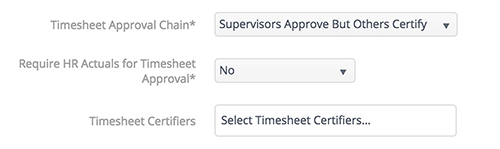 Timesheet Approval Chain