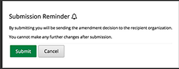 Submission Reminder