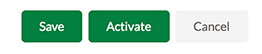Save Activate Buttons
