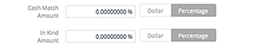 Cash Match Amount In-Kind Amount